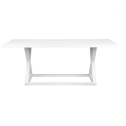 Deccan Dining Table - 1.6m White