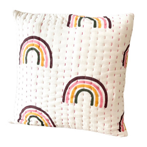 SMALL SQUARE CUSHION RAINBOW ROOM main image 1