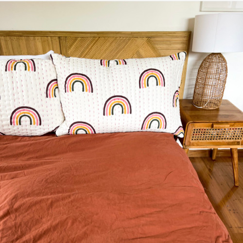 Ocean Luxe Rainbow Pillow Case