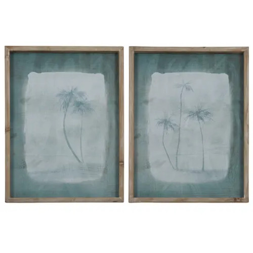 Resort Glass Frame Print - Set of 2