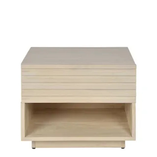 Torquay Natural Timber Bedside Table