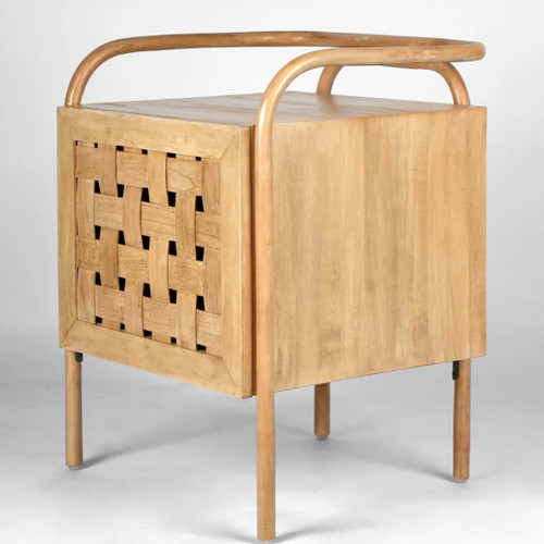 Weave Natural Bedside Table