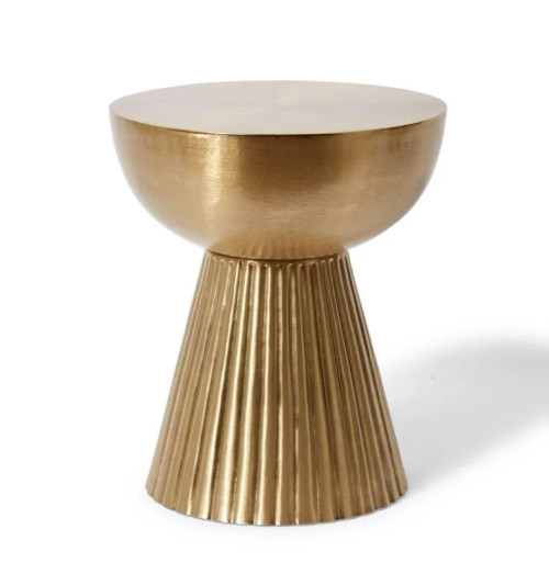 Ryker Side Table - Gold