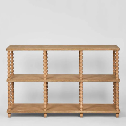 Bobbin Oak Console Table - Oak