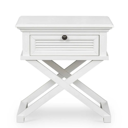 West Beach White Side Table