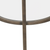 Palladium Brass Iron & Glass Side Table Palladium Brass Iron & Glass Side Table