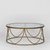 Palais Round Coffee Table Gold Palais Round Coffee Table Gold