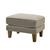 Bondi Hamptons Ottoman Natural W/White Piping Bondi Hamptons Ottoman Natural W/White Piping