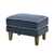 Bondi Hamptons Ottoman Navy W/White Piping Bondi Hamptons Ottoman Navy W/White Piping