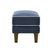 Bondi Hamptons Ottoman Navy W/White Piping Bondi Hamptons Ottoman Navy W/White Piping