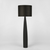 Samson Floor Lamp Base Black with Shade Black Samson Floor Lamp Base Black with Shade Black