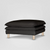 Aura Ottoman Base With Cover Charcoal Aura Ottoman Base With Cover Charcoal