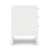 Santorini Bedside Table 3 Drawers White