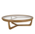 Iris Round Tri-Leg Coffee Table With Glass Top 100Cm Iris Round Tri-Leg Coffee Table With Glass Top 100Cm