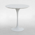 Aurora Round Side Table Marble White Aurora Round Side Table Marble White