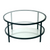 Palladium Black Iron & Glass Coffee Table Palladium Black Iron & Glass Coffee Table