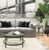 Palladium Black Iron & Glass Coffee Table Palladium Black Iron & Glass Coffee Table