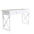 X Brace White Desk - Small