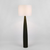 Samson Floor Lamp Black Base with White Shade Samson Floor Lamp Black Base with White Shade