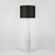 Samson Floor Lamp Base White with Black Shade Samson Floor Lamp Base White with Black Shade