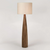 Samson Wood Floor Lamp Saddle Base with Natural Shade Samson Wood Floor Lamp Saddle Base with Natural Shade