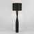 Callum Floor Lamp Base Black with Shade Black Callum Floor Lamp Base Black with Shade Black