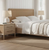 Bayview Bedside 2 Drawer Natural Whitewash