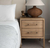 Bayview Bedside 2 Drawer Natural Whitewash