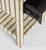 Raya White Shell & Bamboo Bedside Table