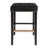 Canyon Black Bar Stool - Black Suede Canyon Black Bar Stool - Black Suede