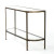 Palladium Curved Glass Console Table Palladium Curved Glass Console Table