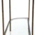 Palladium Curved Glass Console Table Palladium Curved Glass Console Table