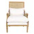 Hicks Caned Armchair - White