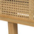 Hayme Timber & Rattan Bedside Table, Natural