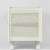 Hayme Timber & Rattan Bedside Table, White