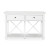 Sorrento Hamptons 130cm 2 Drawer Console White