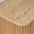 Travertine Oak Side Table