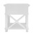 Sorrento White Bedside Table