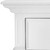 Sorrento White Bedside Table
