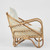Alexis Armchair - Natural/White Fabric