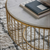 Riley Coffee Table Gold Riley Coffee Table Gold