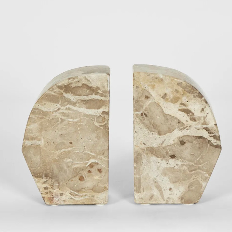Bennet Marble Bookend Mocha