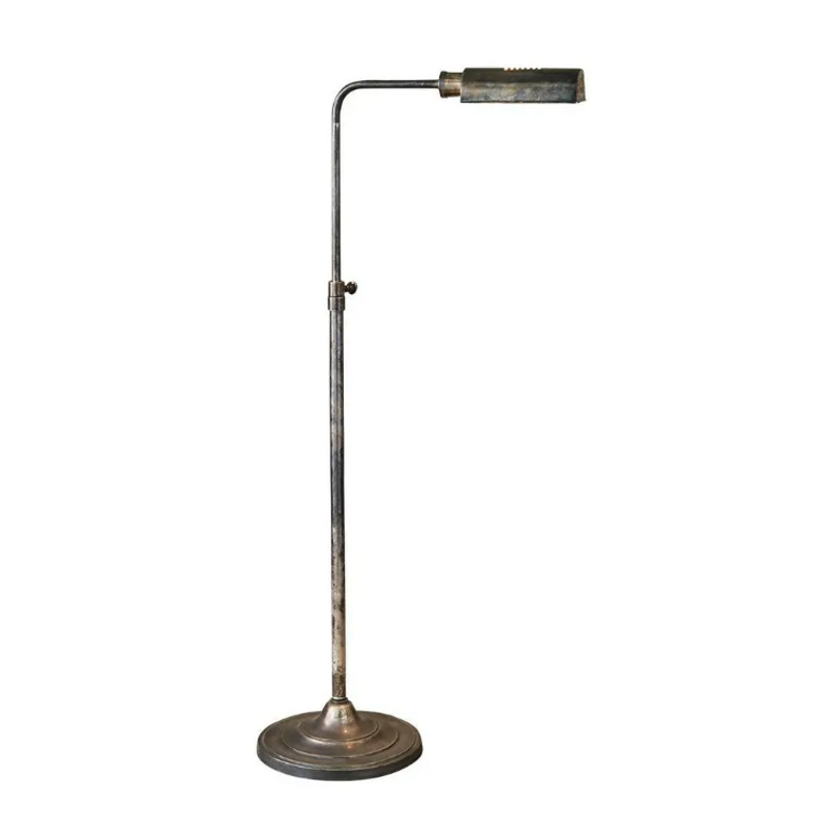 Brooklyn Floor Lamp Antique Silver