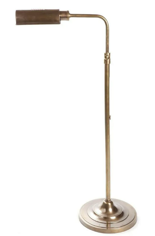 Brooklyn Floor Lamp Antique Brass