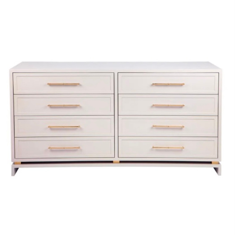 Pearl 8 Drawer Chest - Grey