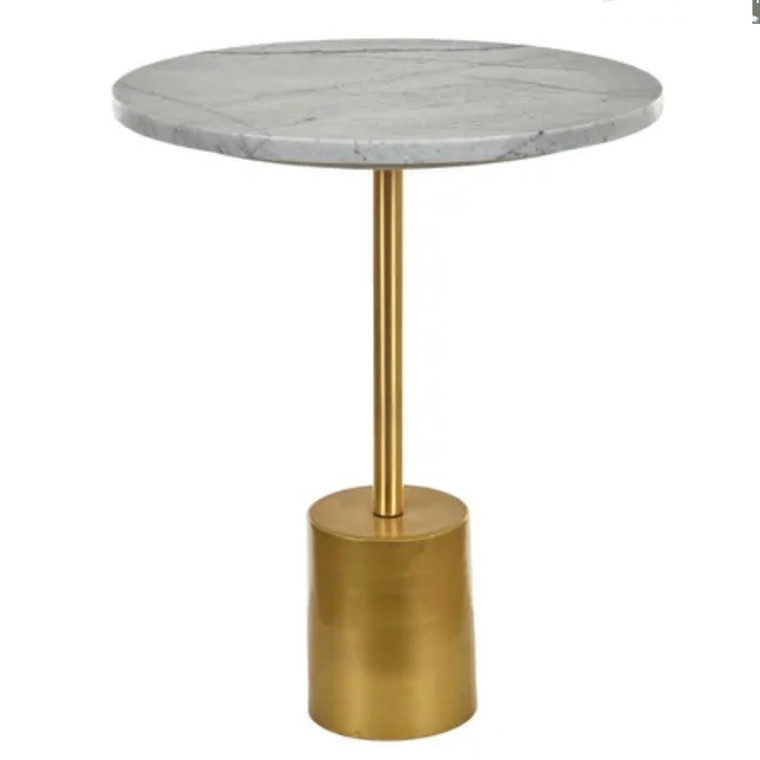 Glam Marble Side Table 38x45cm