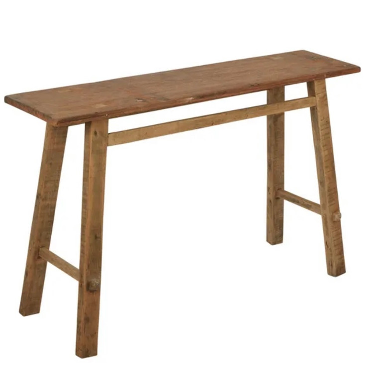 Recycled Teak Console Table