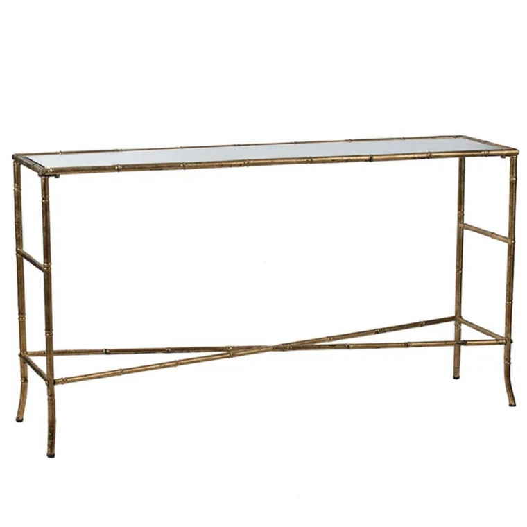 Gold Console Table