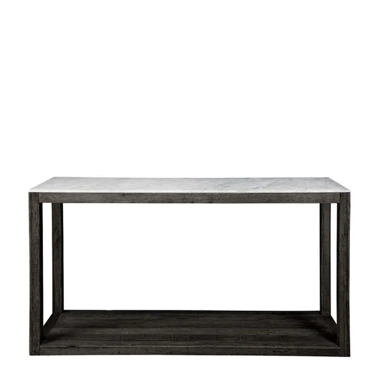 Denver Marble Console Table - Black