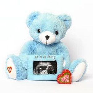 3d ultrasound with heartbeat teddy bear